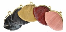 Genuine eel skin soft coin purse by Marshal 