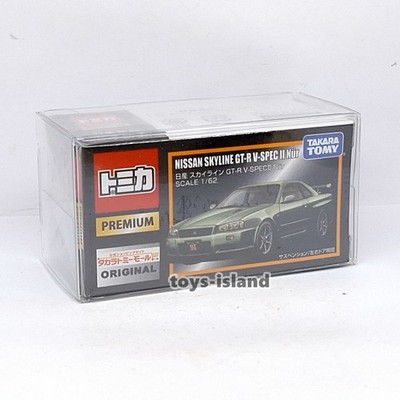 TOMICA PREMIUM ORIGINAL NISSAN SKYLINE R34 GT-R V-SPEC II Nur 1/62