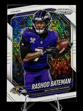 Rashod Bateman 2025 Panini Prizm #273 White Disco Prizm Baltimore Ravens 🐦‍⬛ 