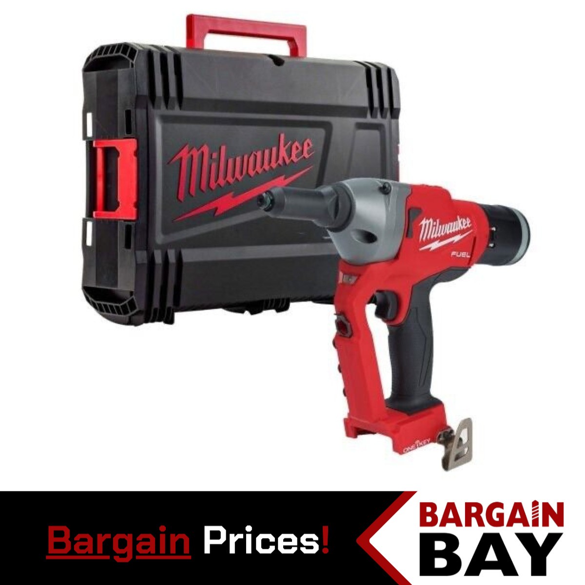 Milwaukee M18ONEFPRT-0X 18V ONEKEY Fuel Brushless Cordless Riveter With HD Case