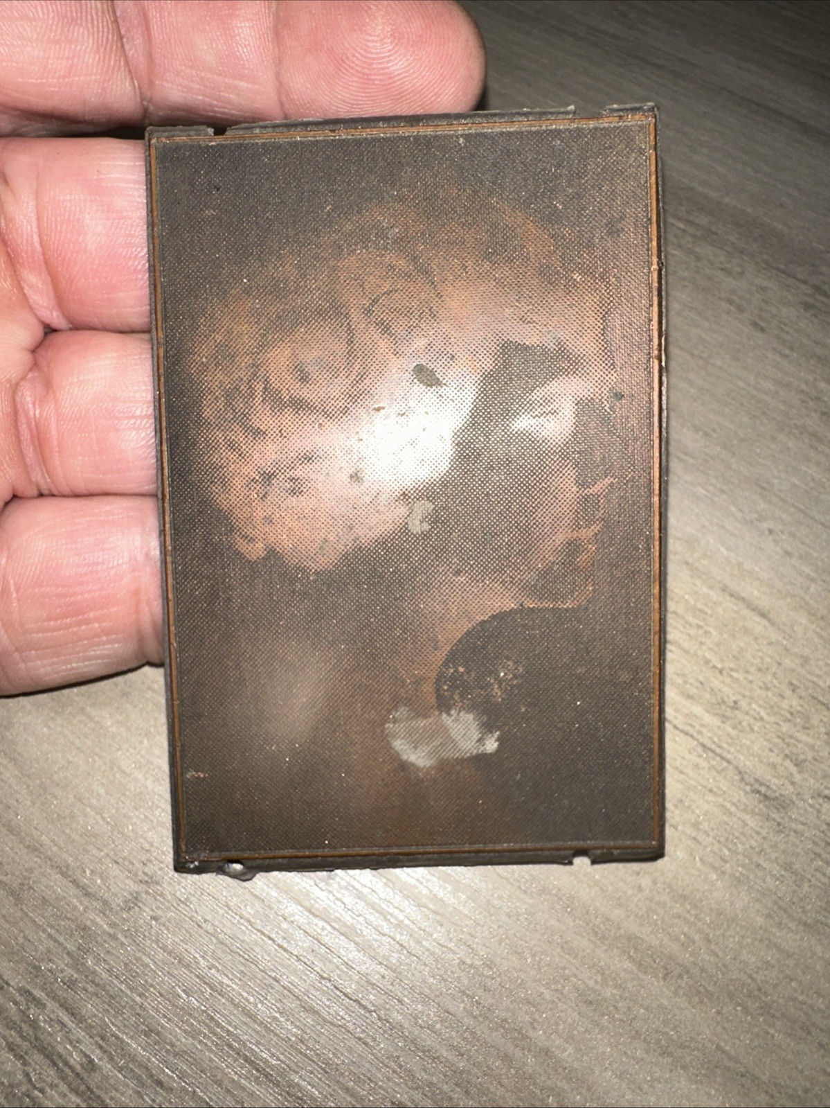 Printing Plate “ Side Profile Beautiful Woman “ 1930’s Era? Needs Wood Block