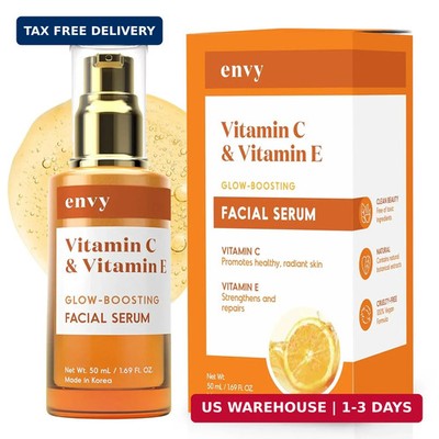Envy Vitamin C Serum with Vitamin E & Glycerin - Skin, Dark Spot Reduction & Ant