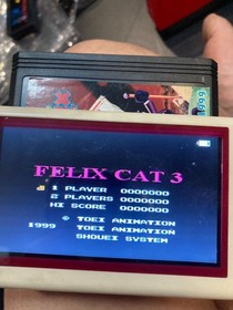 Famicom NES Game Felix Cat 3 Puss 'n Boots Around the World in 80 Days (Glob)