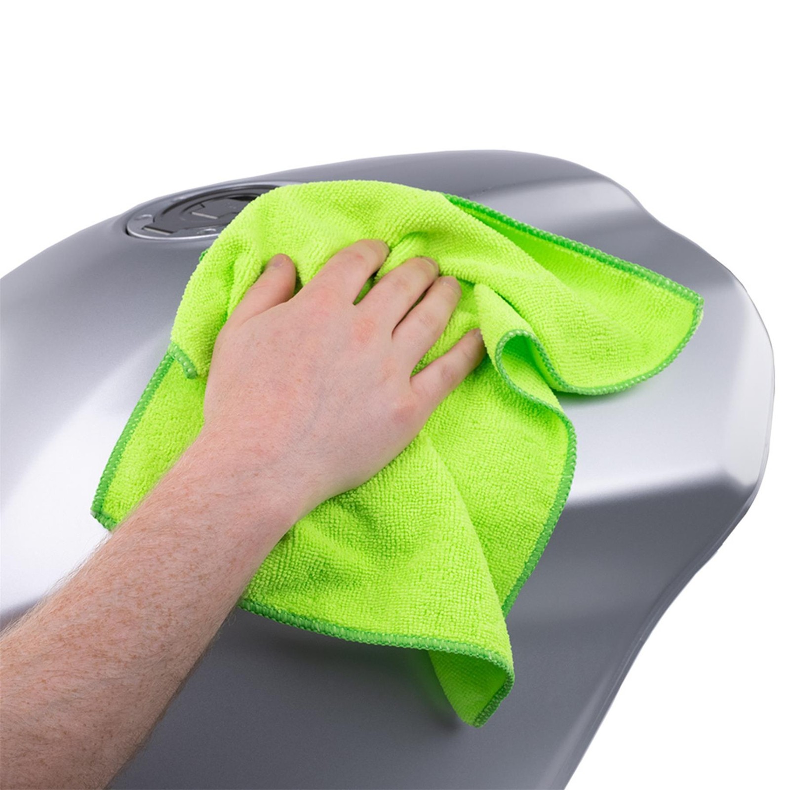 Oxford Motorcycle Microfibre Towels Polishing Cloths 6 Pack Green