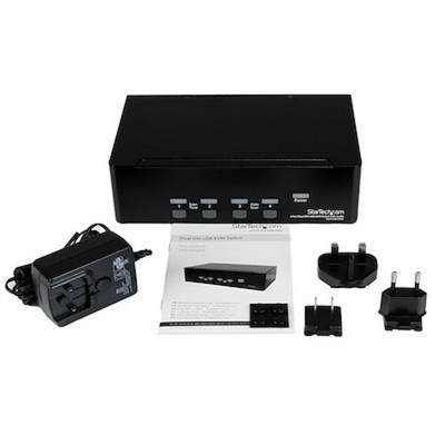 Startech.Com SV431DD2DUA 4 Port Dual Dvi USB Kvm Switch with Audio and USB 2.0 H