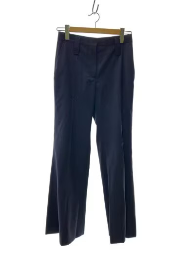 PRADA/Virgin wool big belt loop pants/Size 38/Cotton/NVY/DNA909 S211 1Z88