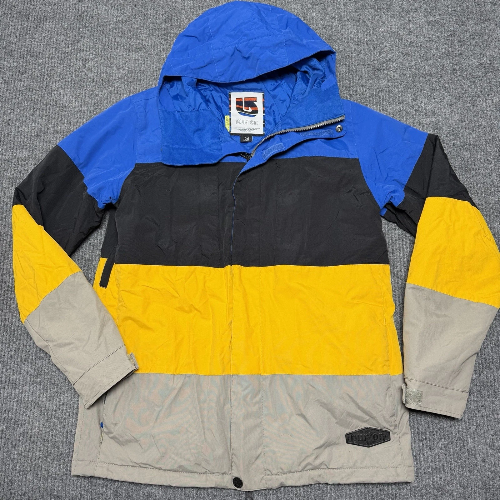 Burton Jacket Mens Size Medium Snow Skii Striped Colorblock Nylon Waterproof
Opens in a new window o
