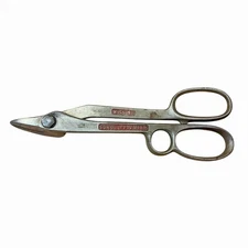 Vintage Wiss 9x Scroll Pivoter Tin Snips Sheet Metal Shears Cutters Made In USA