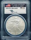 New Listing2005 1$ PCGS MS70 Mercanti Silver Eagle First Strike