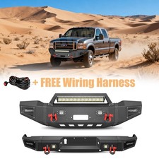 For 1999-2003 2004 Ford F250-f450excursion Front Rear Bumper Kit Wwinch Plate For 1999-2003 2004 Ford F250-f450excursion Front Rear Bumper Kit Wwinch Plate