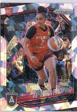 2025 Panini Prizm Wnba Te-Hina Paopao (RC) Cracked Ice #61 Atlanta Dream