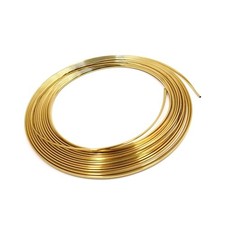 Gold Tone U-Shaped Trim Strip Car Door Edge Scratch Guard Protector 12M Auto