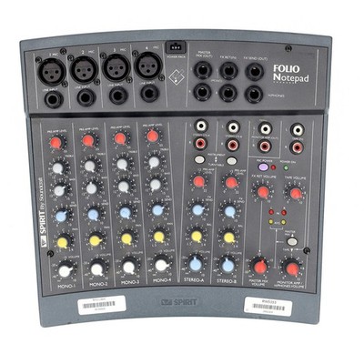 Soundcraft RW5353 Four Channel Audio Mixer Spirit Folio Notepad