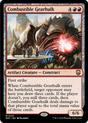 MTG - Combustible Gearhulk - Commander: Modern Horizon 3