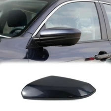 Left For Honda for Civic Dark Blue Driver Side Mirror Cap Cover Replace