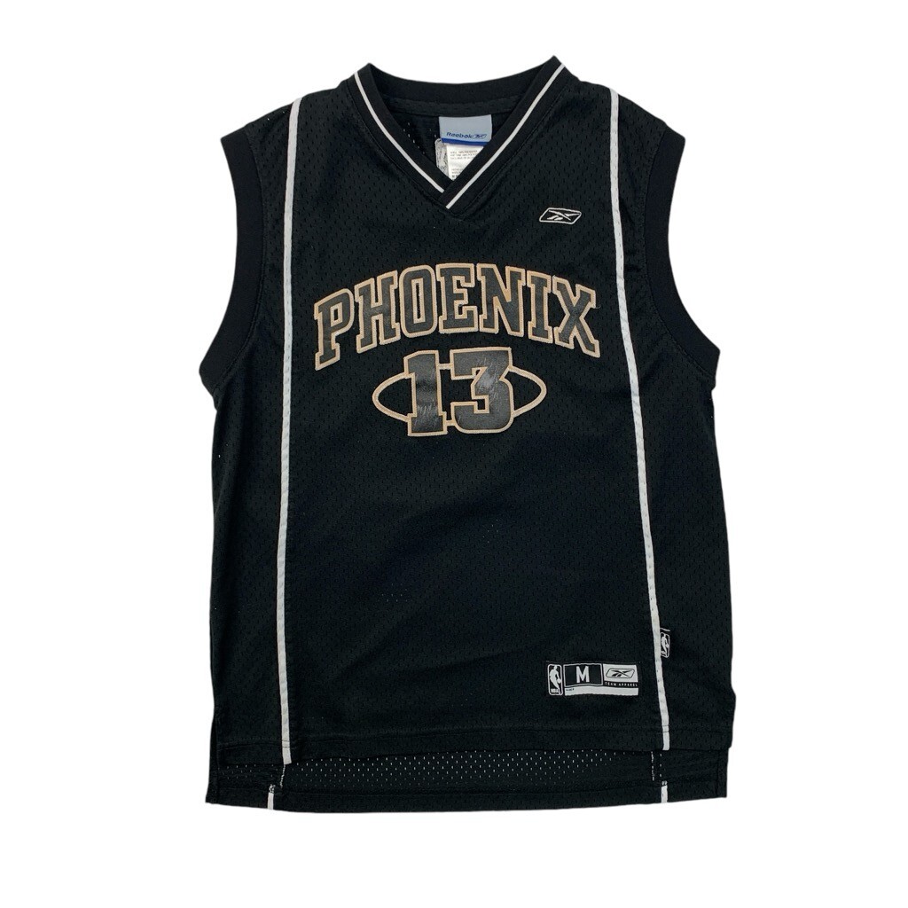 Vintage Reebok Phoenix Suns Jersey Boys Youth M Black