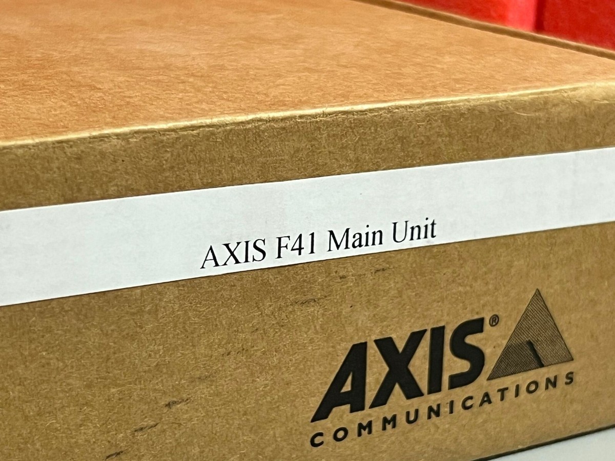 Axis F41 Main Unit Rugged Design with WDR and HDTV 1080p 0658-001