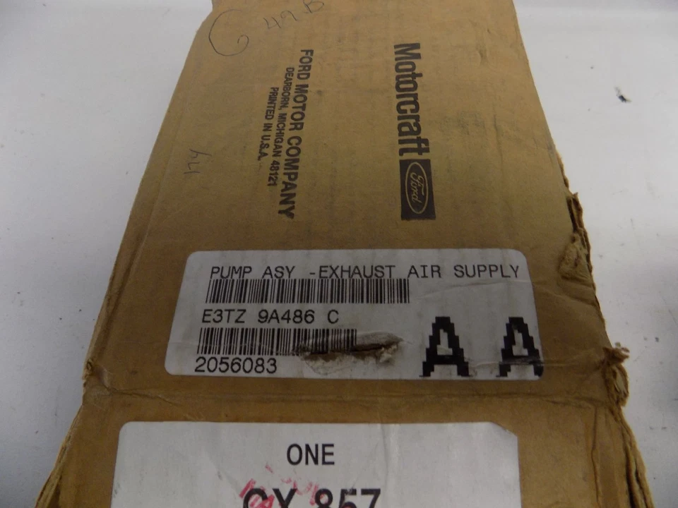 Новый оригинальный производитель 1983-1984 Ford Bronco II Ranger Merkur Scorpio воздушный смог насос CX-857 2,8 л - Изображение 3 из 3