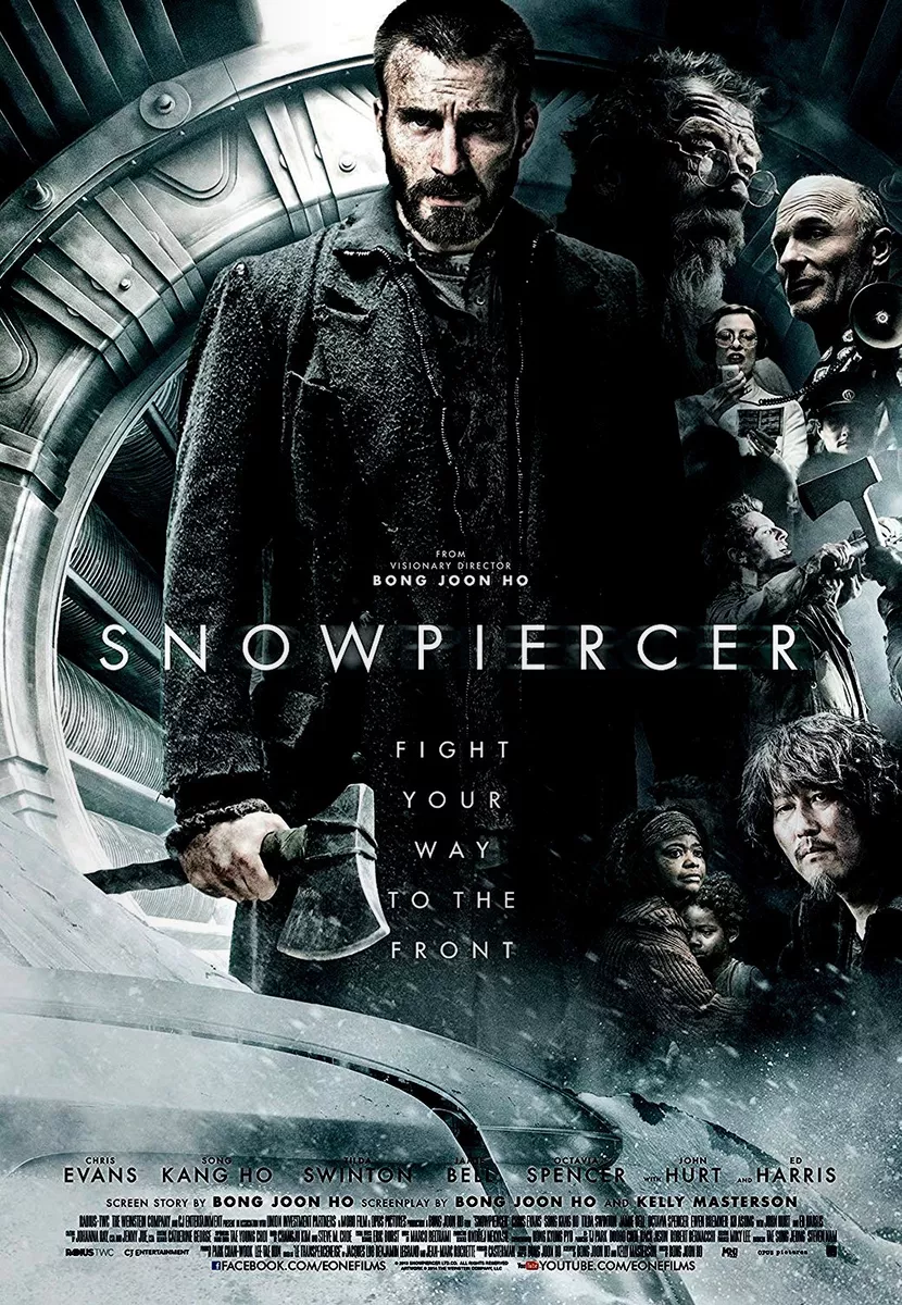NEW DVD SNOWPIERCER Chris Evans Song Kang ho Jamie Bell John Hurt