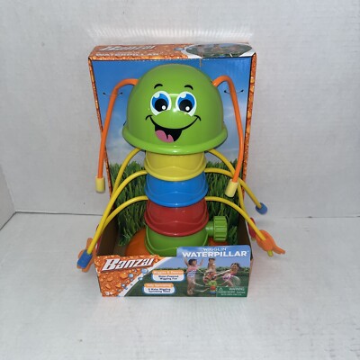 Waterpillar Banzai Wigglin' Waterpillar Backyard Outdoor Kids Fun Water Sprinkler ...