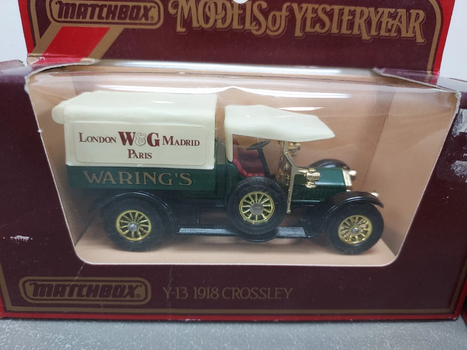 4 1984 Matchbox Models of Yesteryear 38 Mercedes '22 Foden '18 Crossley '07 Unic - Image 4 of 4