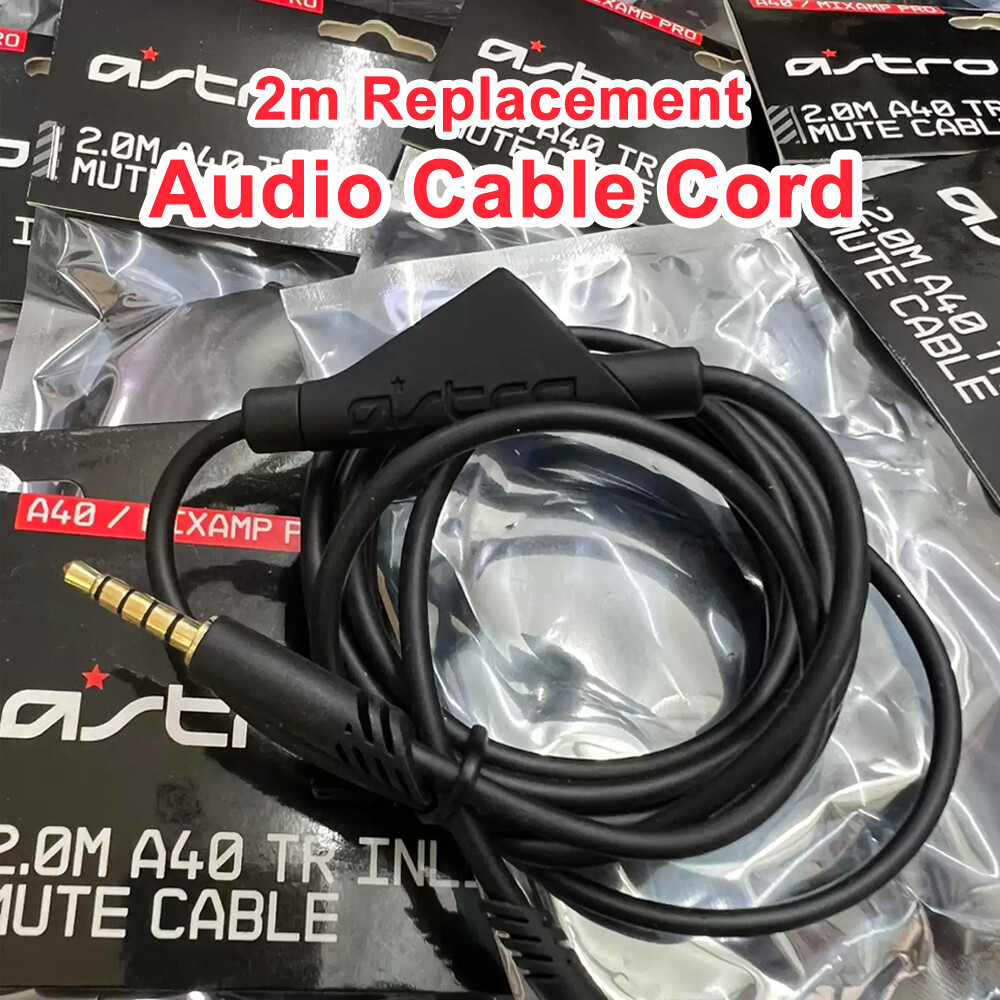 Astro A40 TR Lnline Audio Cable for A10 A20 A30 Gaming Headset 2m