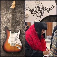 GFA Lady Marmalade Star  * PATTI LaBELLE *  Signed Electric Guitar PROOF COA