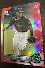 2022 Bowman Chrome Kahlil Watson red 1/5