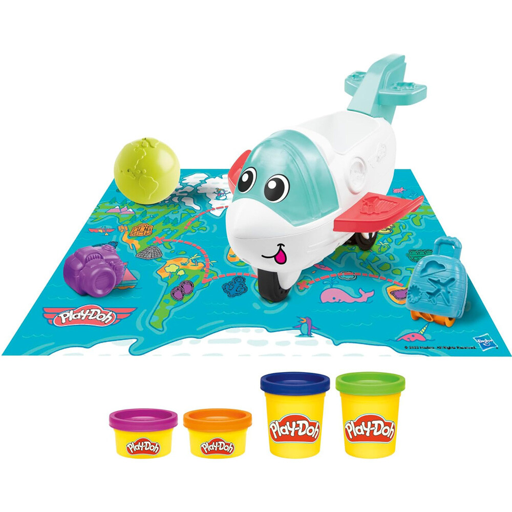 Игровой набор Play-Doh Airplane Explorer с самолетом и картой мира Playmat 4390₽