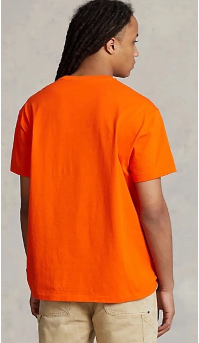 Polo Ralph Lauren Orange Polo Trail River Summit Kayak T-Shirt XL Hi Tech NWT