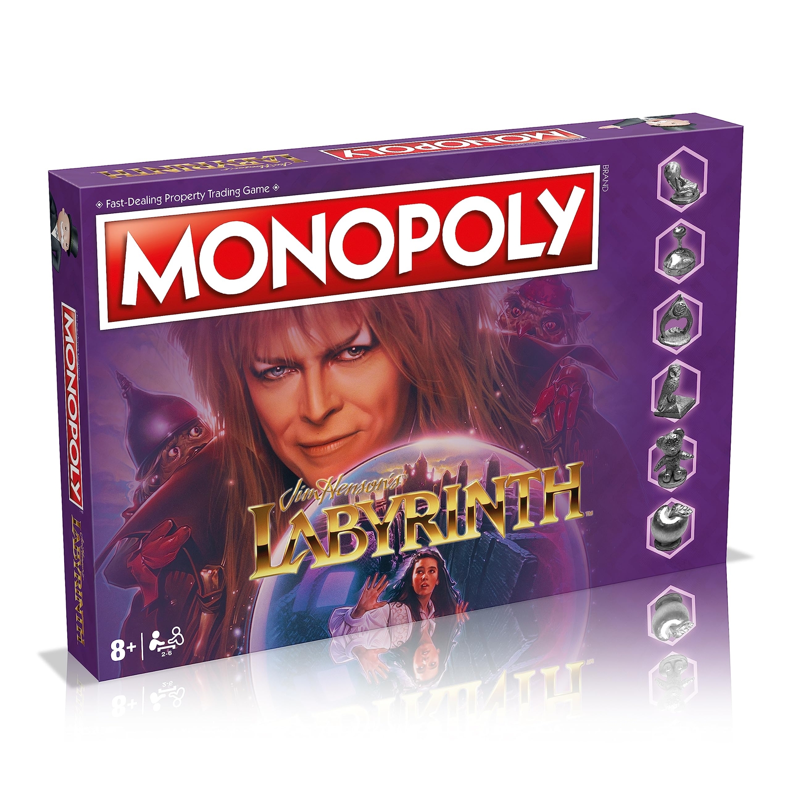 Winning Moves Labyrinth Monopoly Board Game, Goblin King explore Jim Henson's La