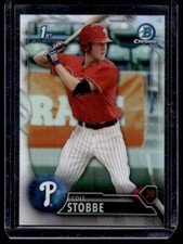 2016 Bowman Chrome Refractor Cole Stobbe G1 Philadelphia Phillies #BDC-62