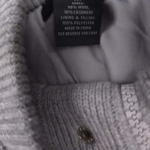 $698 Bloomingdales Wool & Cashmere Zip Front Filled Knit Jacket Mens Size 2XL - Picture 10 of 15