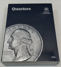 Whitman Quarters Plain - Coin Holder No Date Quarter Storage Book 9044 PACK OF 6