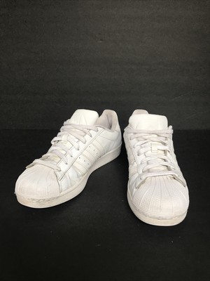 Adidas Originals Superstar Foundation Mens 8 Triple White Sneakers B27136  888168515440 | eBay