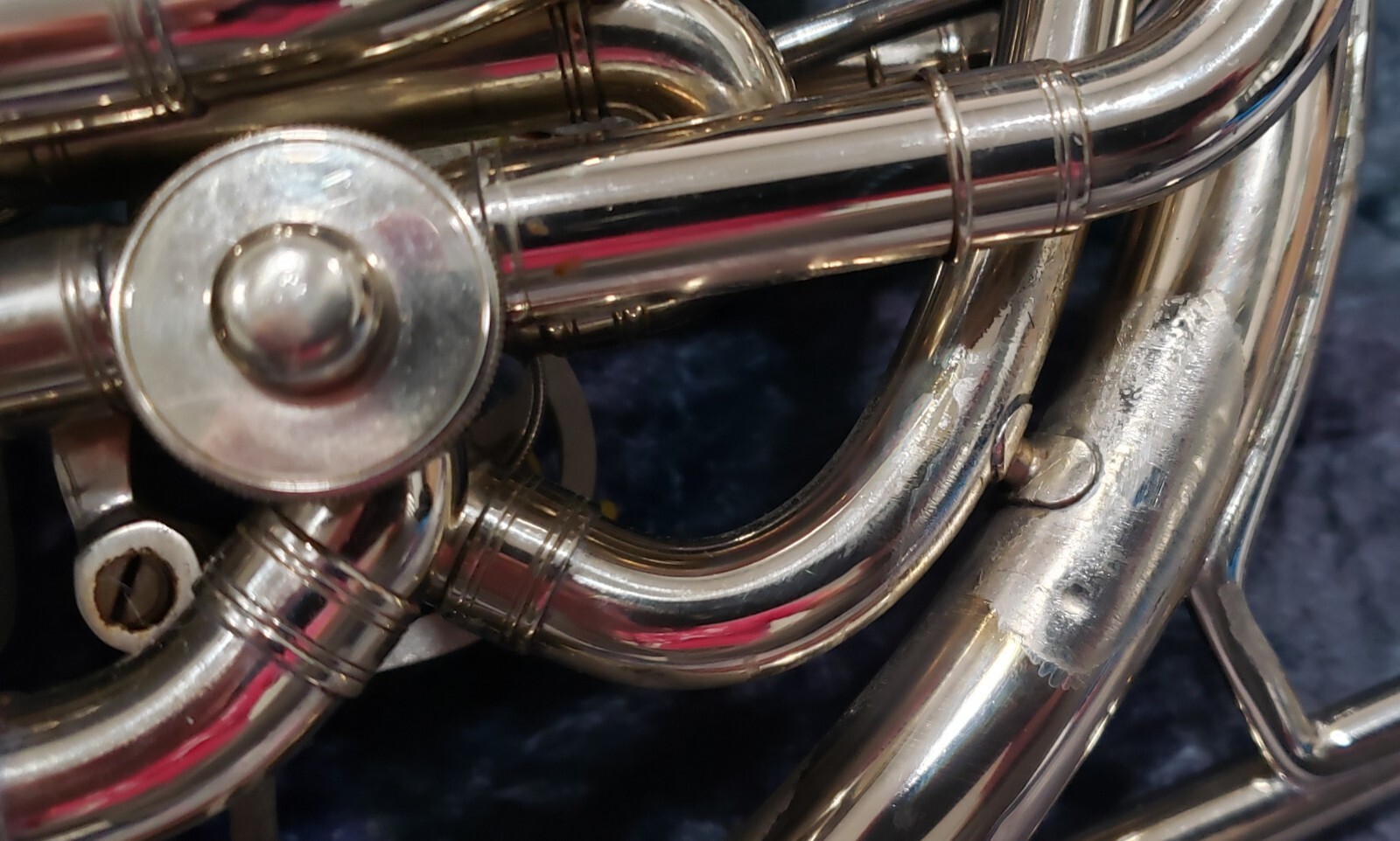 CONN 8D ELKHART INDIANA M SERIES NICKEL SILVER DOUBLE FRENCH HORN eBay