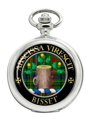 Bisset Scottish Clan Pocket Watch