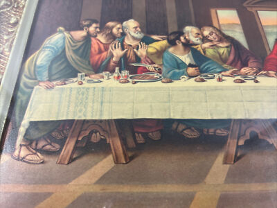 1956 DAC NY Vintage The Last Supper, Jesus Christ and His