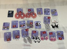 Lot Tags Claire  s Gifts Lot Of 20 Pierced Earrings Mixed Costume Jewelry Dupes