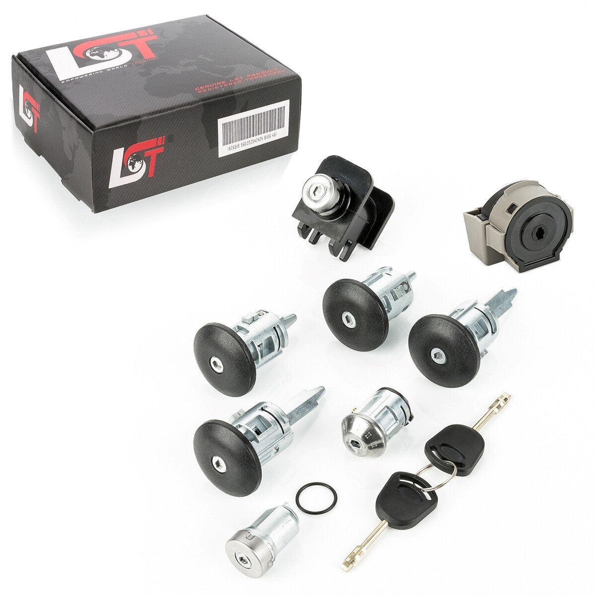 Ignition Switch Lock Cylinder Door Lock Set for FORD TRANSIT 00-06