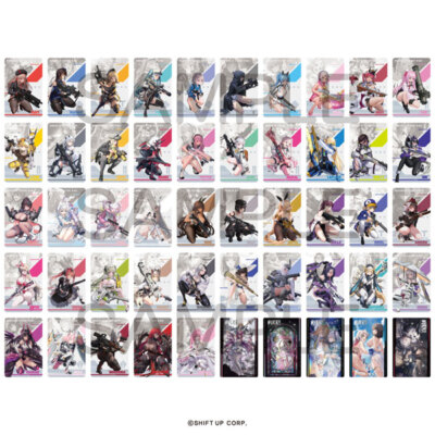 complete-50-set  vol.1 Goddess of Victory Nikke Gun Girl Metal Card Collection