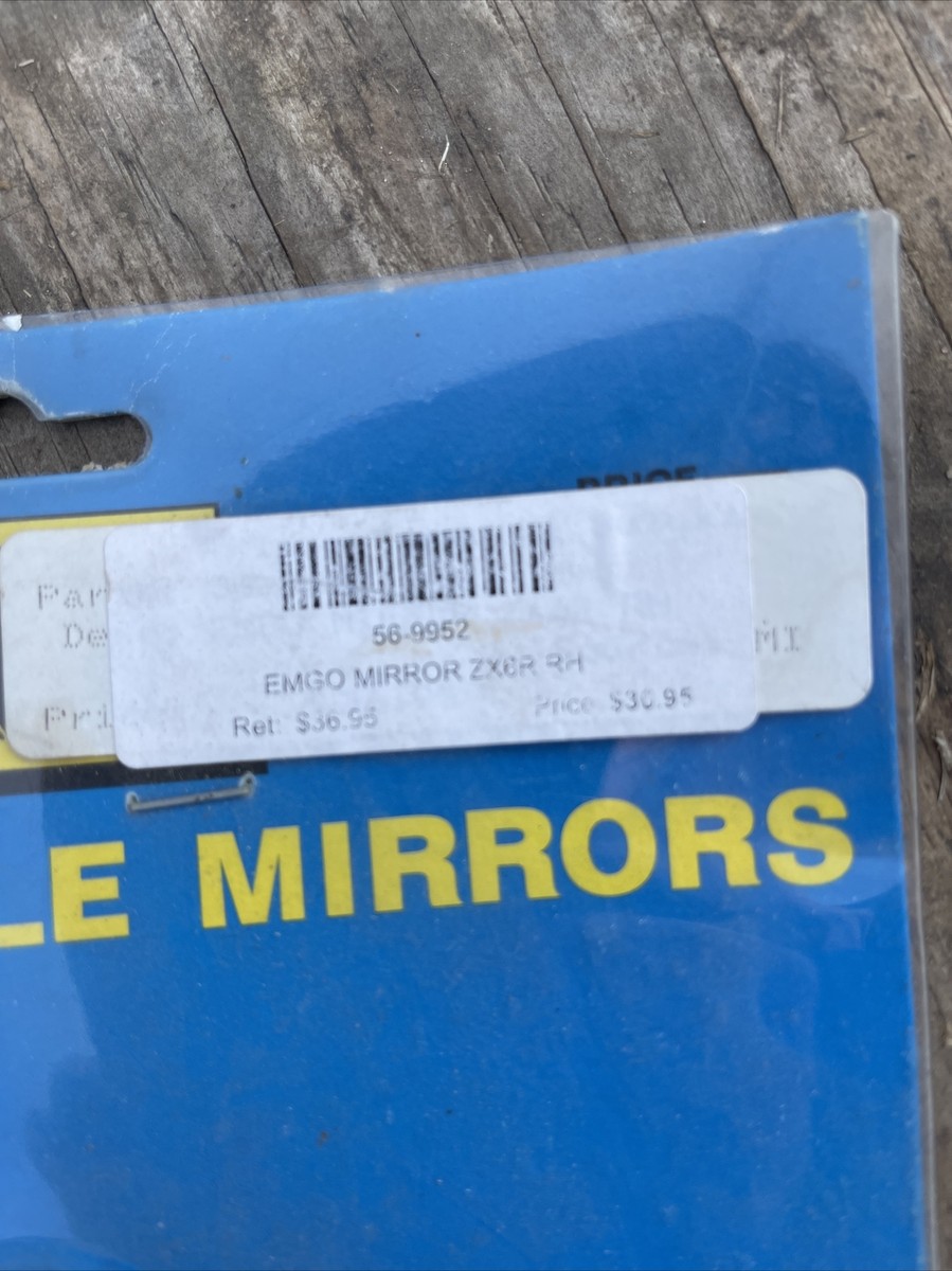 Emgo - 20-43071 - NOS Mirror, Right Fits Kawasaki ZX-6R