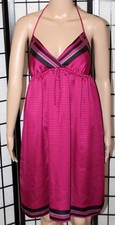 OLD NAVY Junior Women's Small Multi-Color Polka Dot Halter Dress EUC