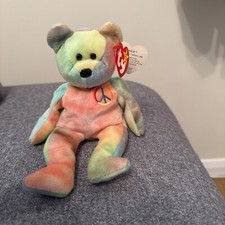 ty peace bear beanie baby
