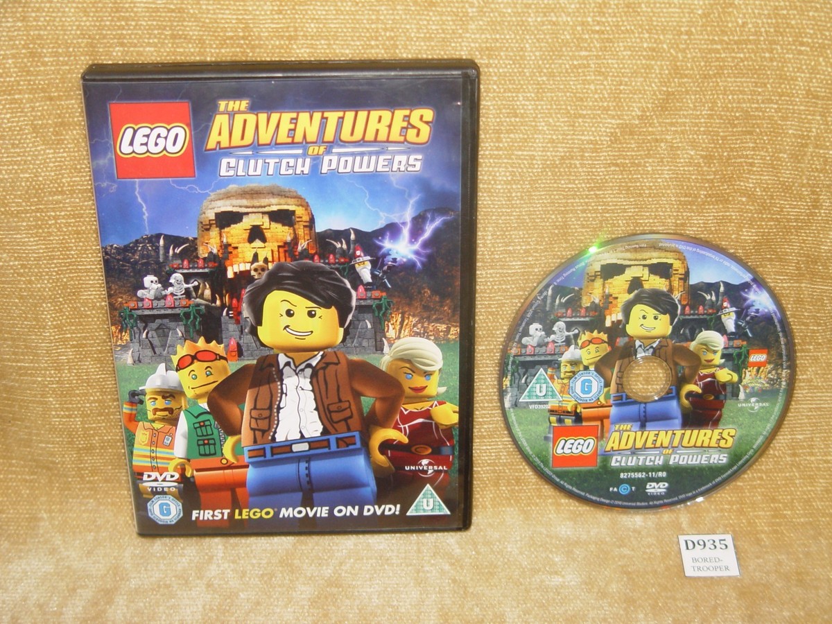 LEGO THE ADVENTURES OF CLUTCH POWERS DVD THE FIRST LEGO MOVIE ON