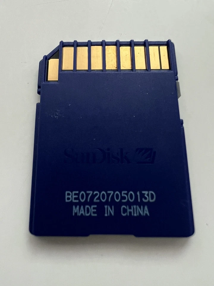 Genuine SanDisk 2.0GB SD Memory Card - IXUS 65,60,LUMIX FZ10,FZ20,FZ30,Nikon D5 - Image 2 of 2