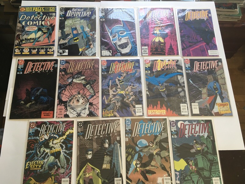 DC Comics Detective Comics Lot of 14 LIST IN DESCRIPTION