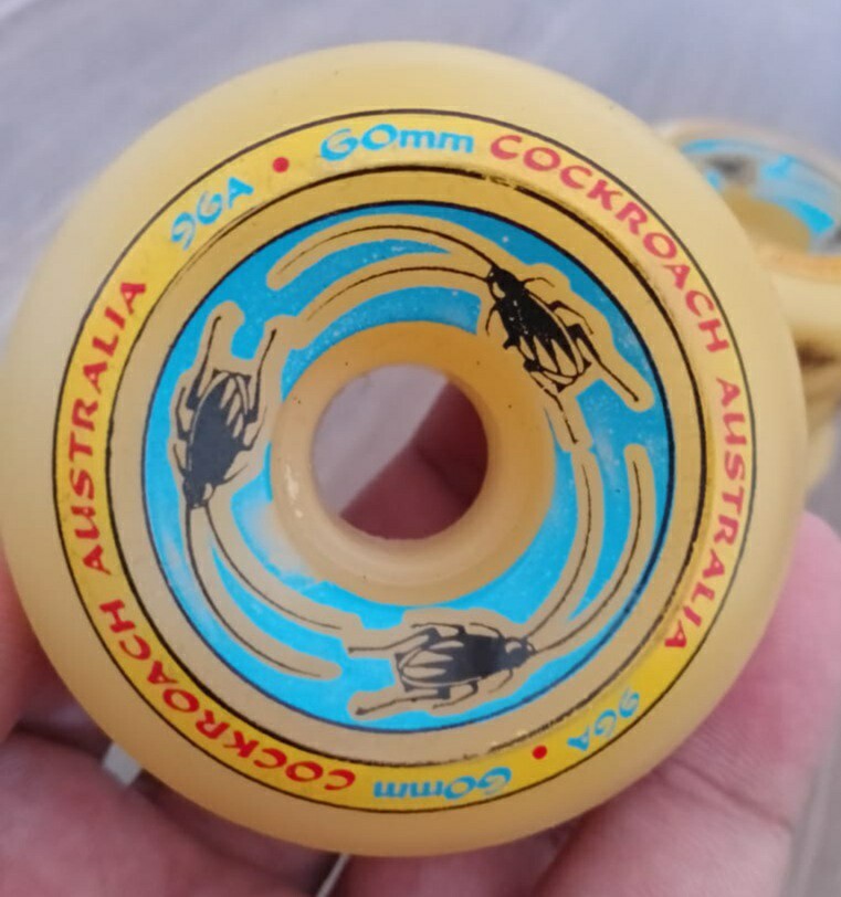 E COX × RUDE GALLERY ハラコ Rare New Cockroach Skateboarding Wheels powell peralta santa cruz