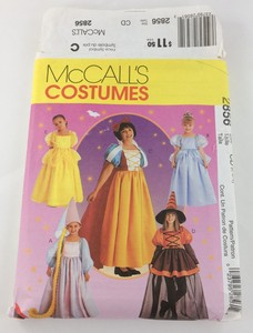 Costume-Sewing-Pattern-McCalls-2856-Cinderella-Snow-White-Belle-Witch-Size-2-4