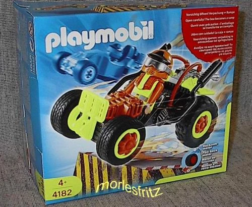 Playmobil 4182 Oranger Miniflitzer m. Rückziehmotor Neu - Bild 1 von 1